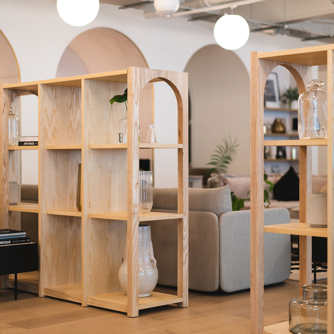 CBY London Arch shelving